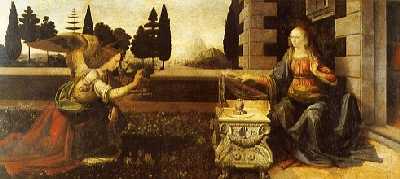 Annunciazione - Leonardo da Vinci